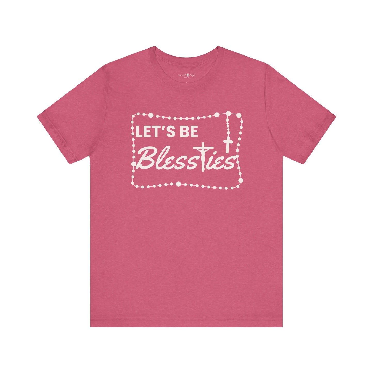 Catholic Blesstie Tee with Rosary Image