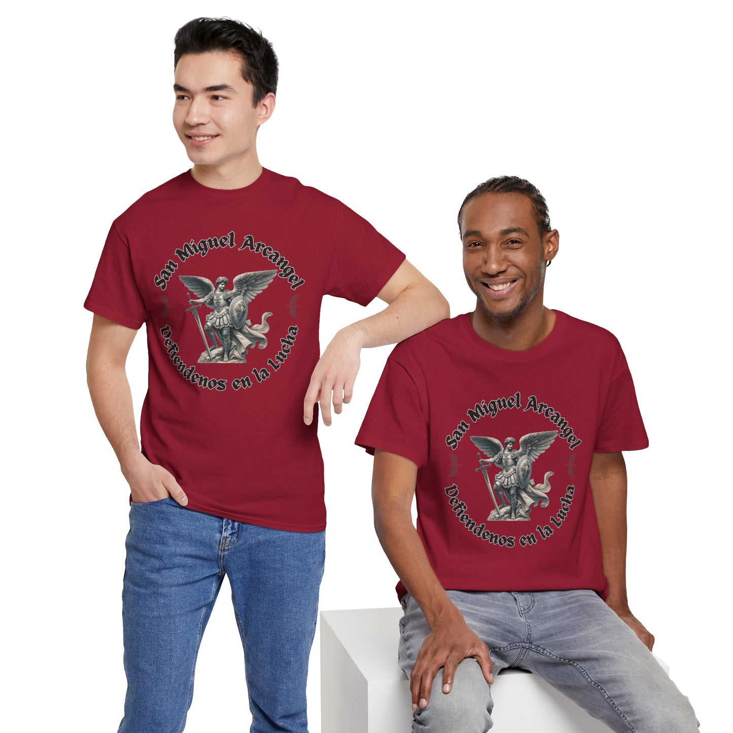 San Miguel Arcangel Unisex Tee - Defiendenos en la Lucha